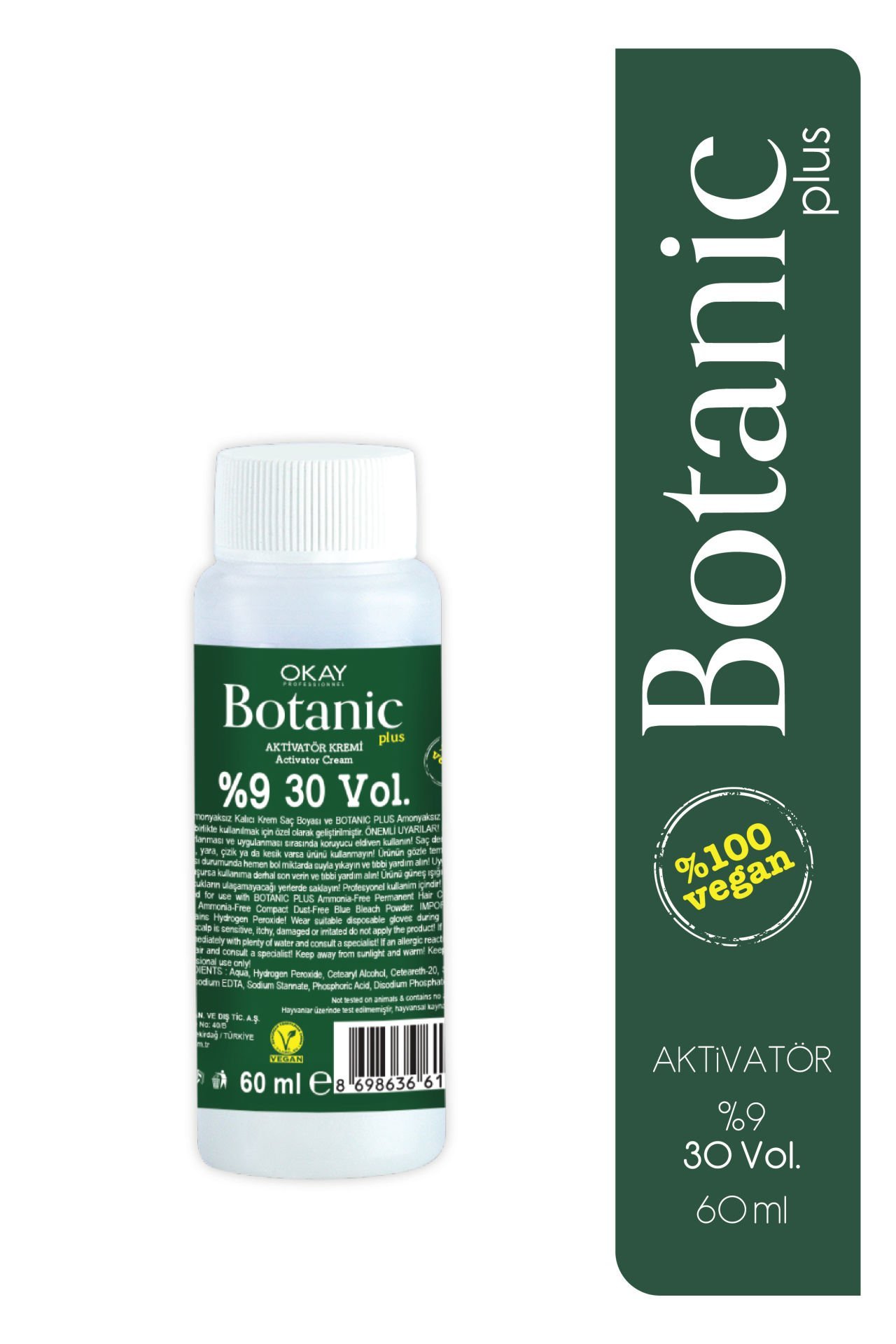 Botanic Plus Aktivatör Kremi 60 ml - 30 Volüm %9