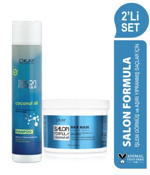 Salon Formula Coconut Şampuan +  Saç Maskesi 2' lı set