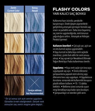 Flashy Colors Yarı Kalıcı Saç Boyası - Bebek Mavi  100 ml