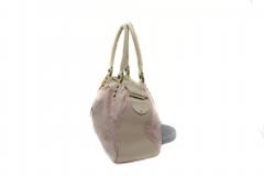 LOUIS VUITTON Pink Mini Lin Trapeze GM Bag Tote