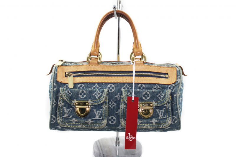 Louis Vuitton Vintage - Monogram Denim Neo Speedy Bag - Denim - Leather  Handbag - Luxury High Quality - Avvenice