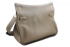 HERMES Taurillon Clemence Jypsiere Gypsy 34 Etoupe Taupe