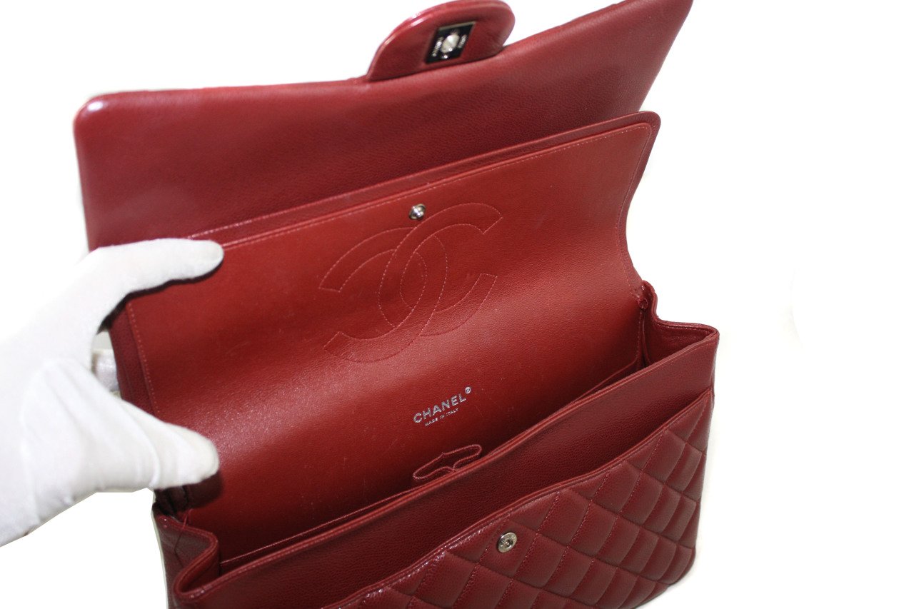 Chanel caviar double flap bag online