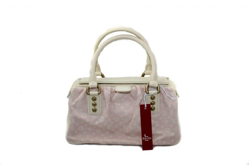 Auth LOUIS VUITTON Trapeze GM M40064 Rose Monogram Mini Lin SR1005 Handbag