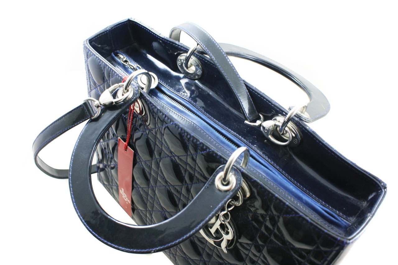 Dior patent bag hotsell