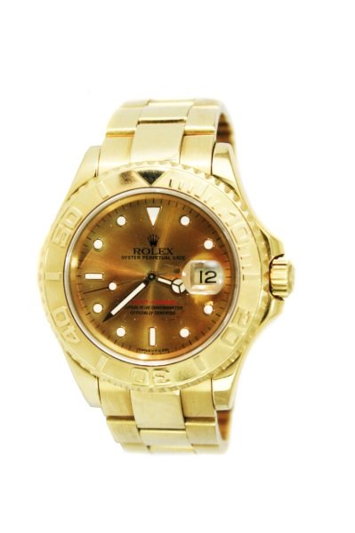 ROLEX Yacht-Master 18k Yellow Gold Champagne Dial 40mm
