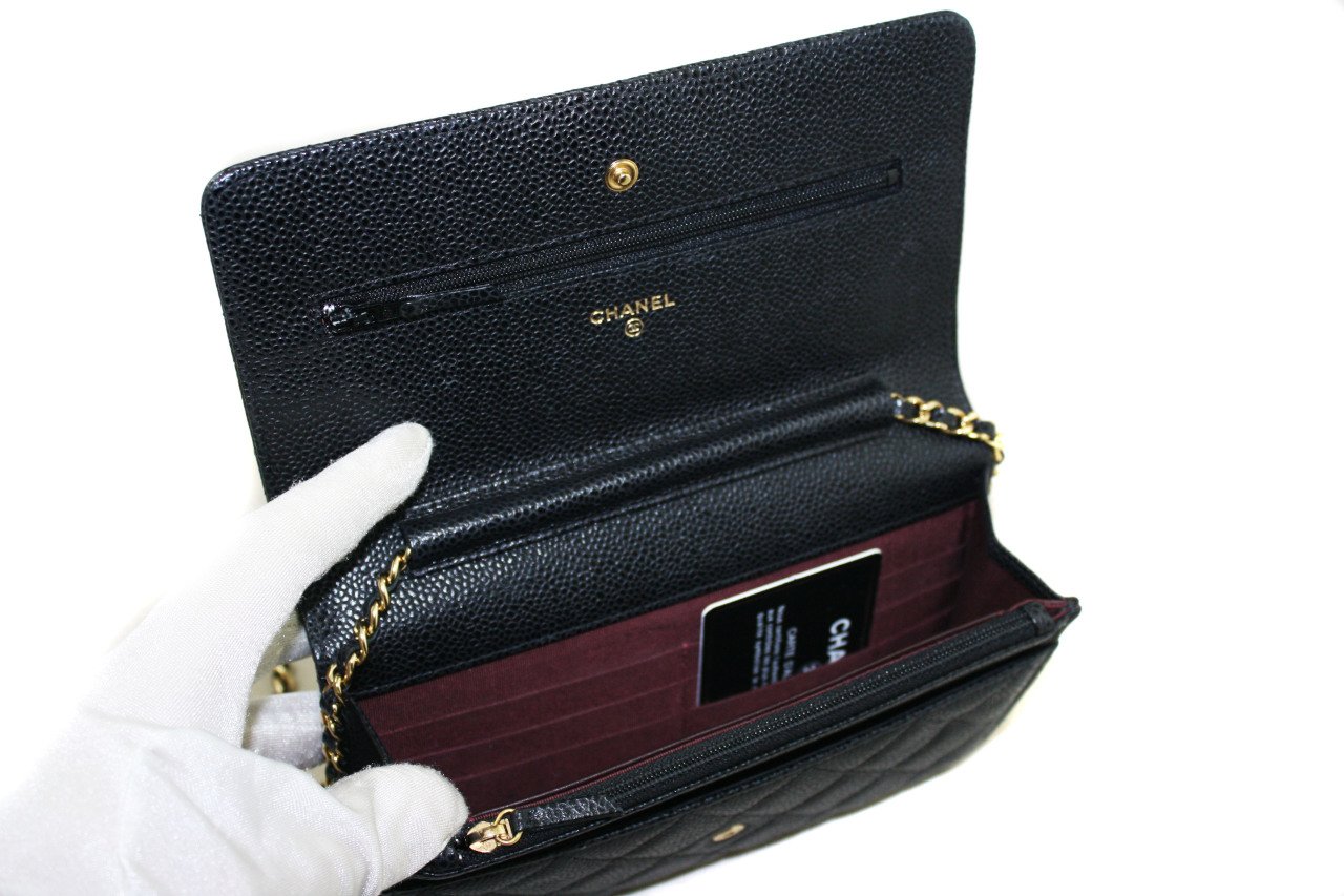 Chanel black clutch deals