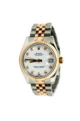 ROLEX Datejust 31mm Rose White Diamond Dial 178271