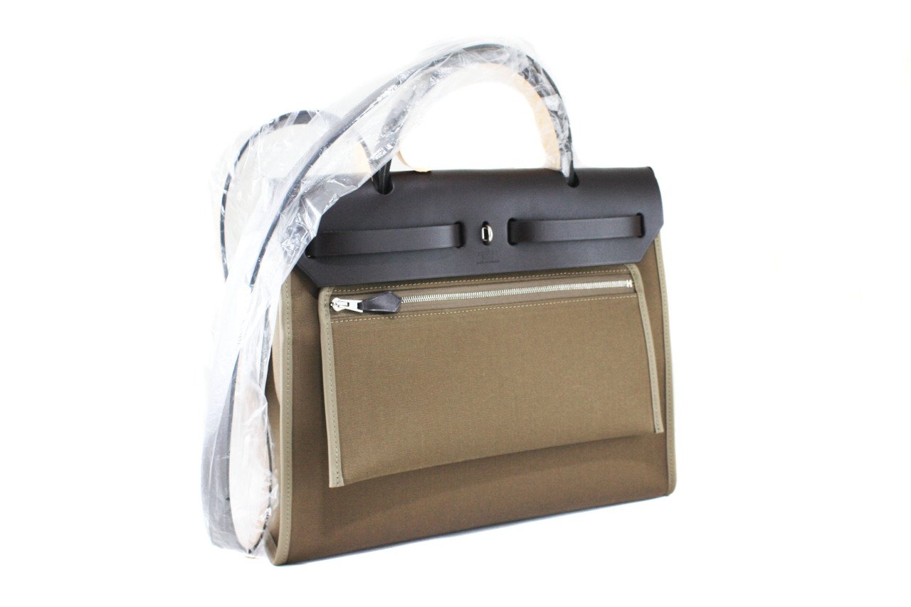HERMES Herbag Zip 31 Etoupe/Brown