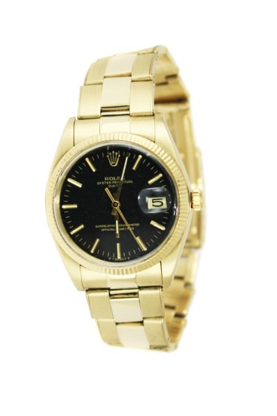 ROLEX Date 14k Gold 34mm