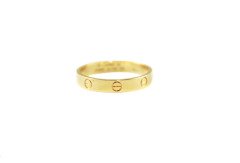 CARTIER 18K Yellow Gold Love Wedding Band