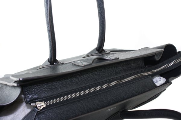 CELINE Black Calfskin Medium Luggage Bag