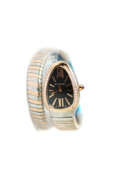 BVLGARI Serpenti Tubogas 35mm Rose Gold/Steel