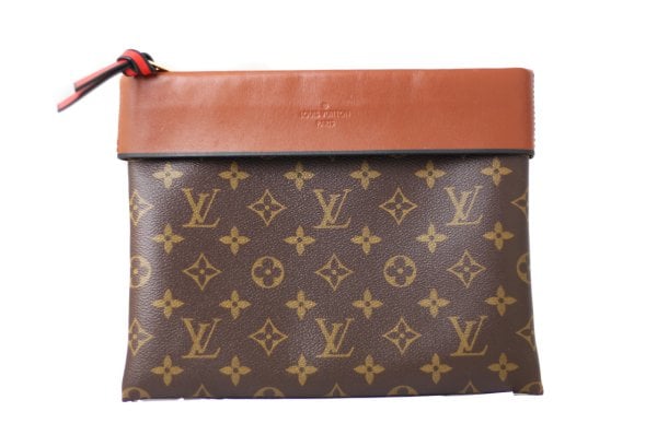 Louis Vuitton Caramel Monogram Canvas Tuileries Pochette Bag