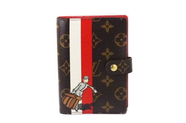 LOUIS VUITTON Small Tin Tin Groom Bellboy Ring Agenda Cover