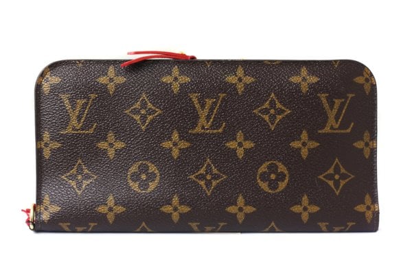 LOUIS VUITTON Monogram Insolite Wallet Red