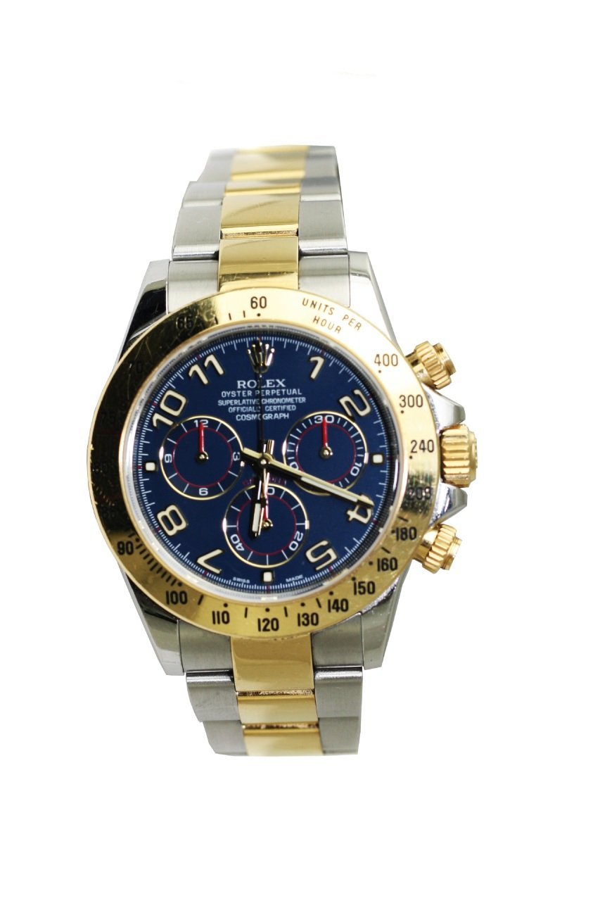 ROLEX 18k Yellow Gold Steel Daytona Chronograph