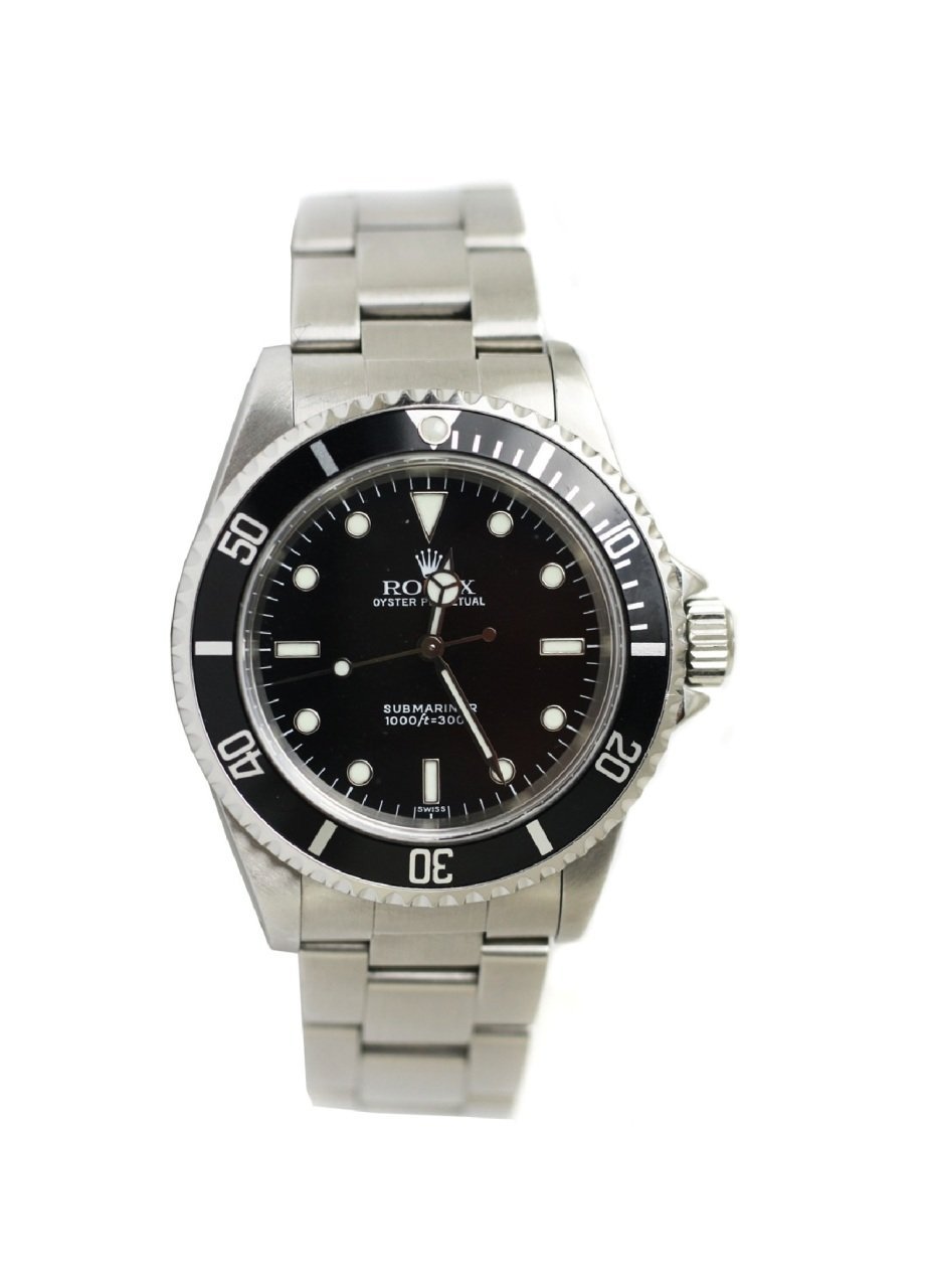 Rolex submariner black no date hotsell
