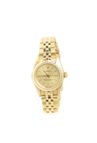 ROLEX Oyster Perpetual 18K Yellow Gold Jubilee