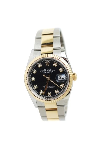 ROLEX Datejust 36mm Black Diamond Dial