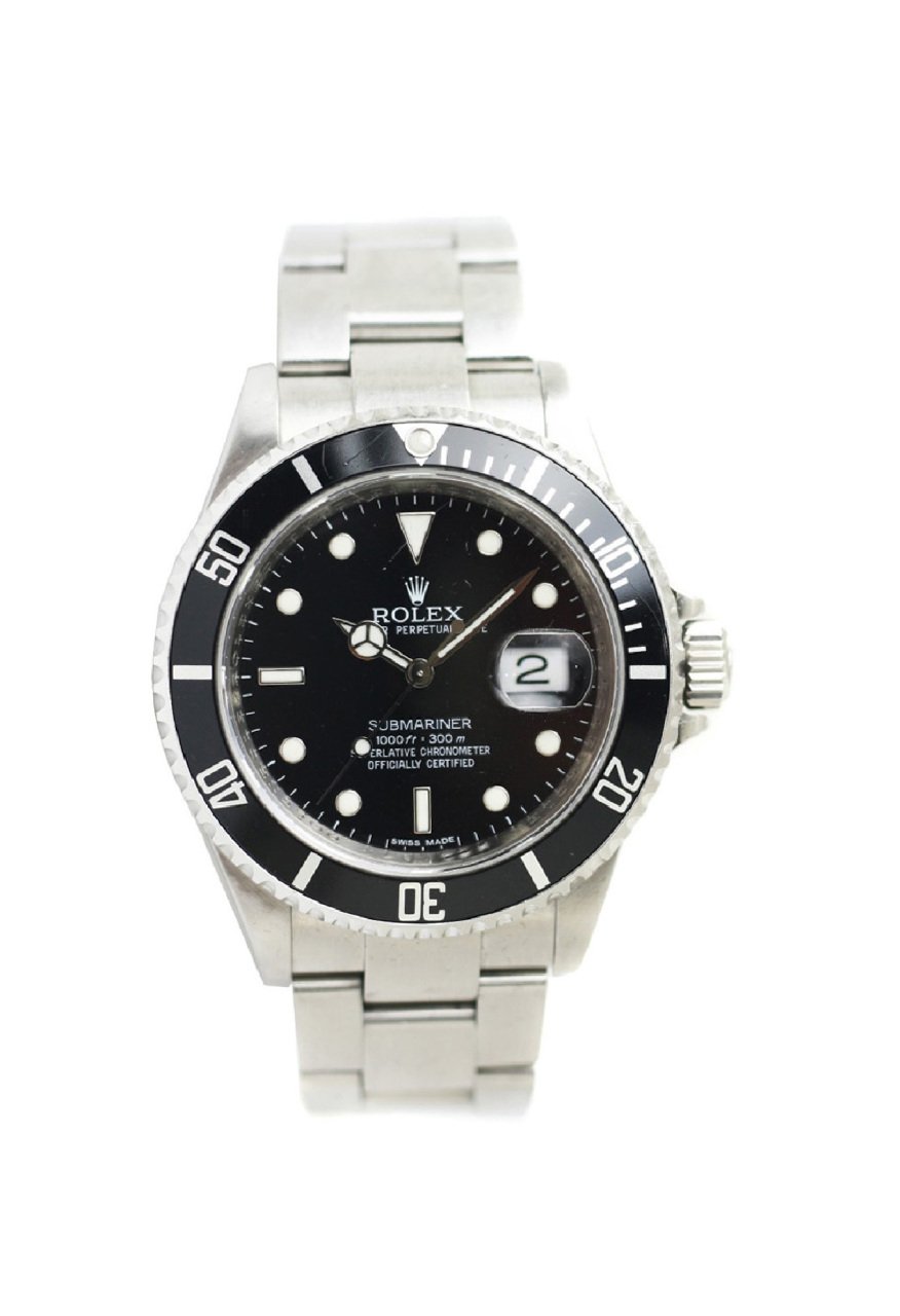 ROLEX Submariner Date 40mm 16610 ROLEX Orijinal kinci El Luks bernaboutique