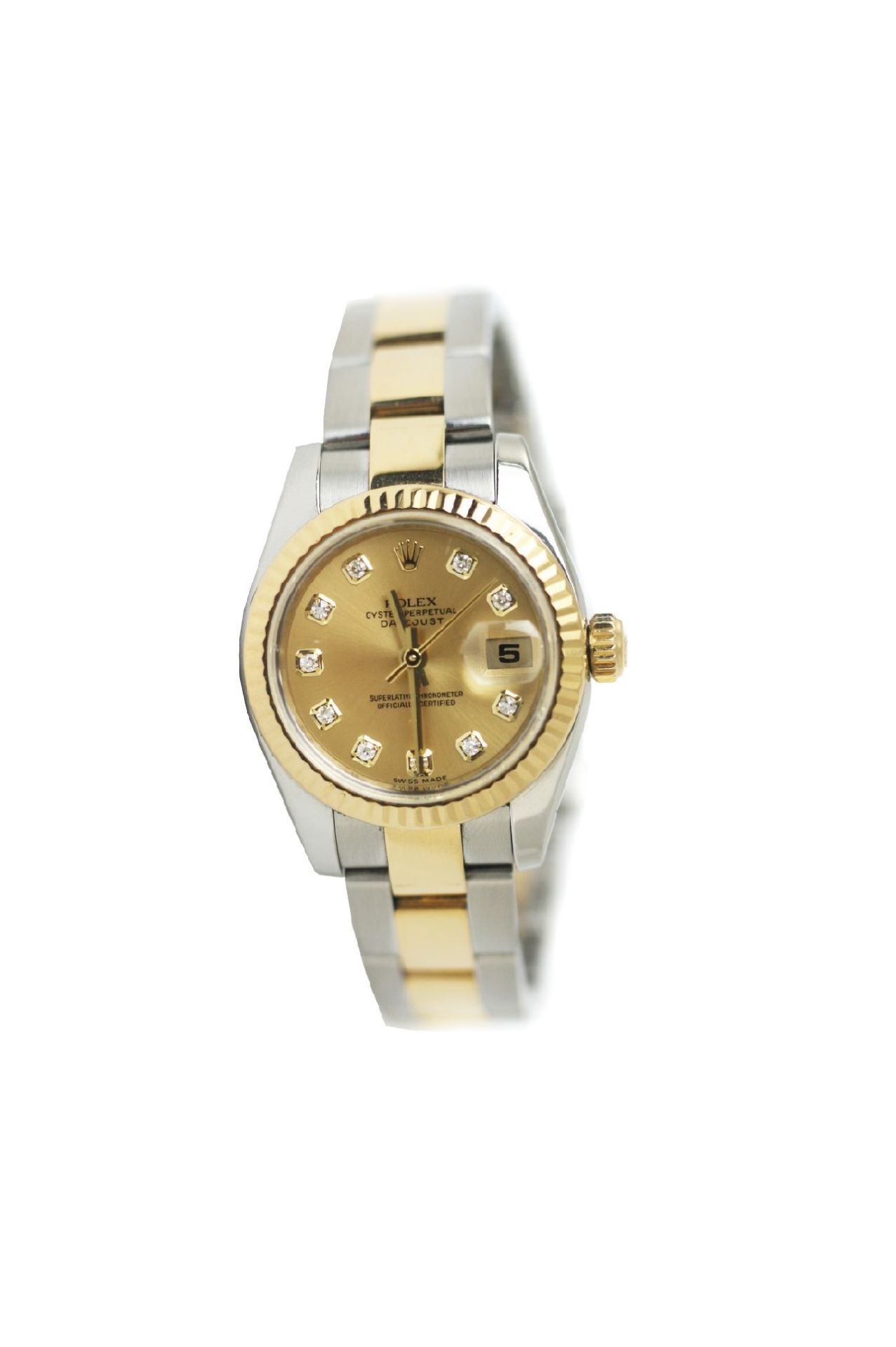 Rolex datejust 26mm two tone sales