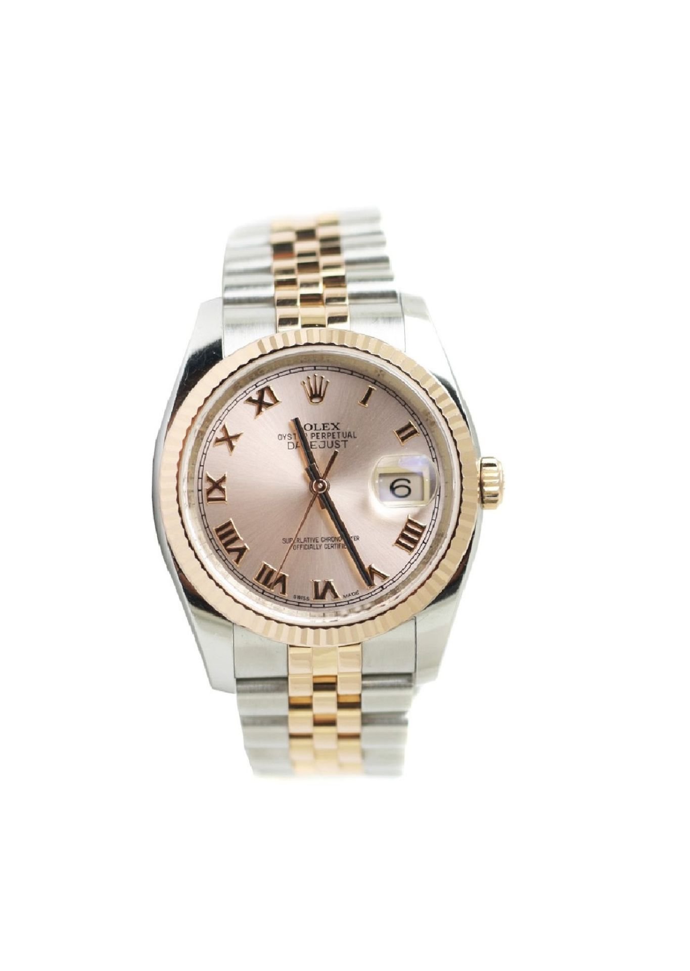 Rolex datejust 36mm rose gold sales