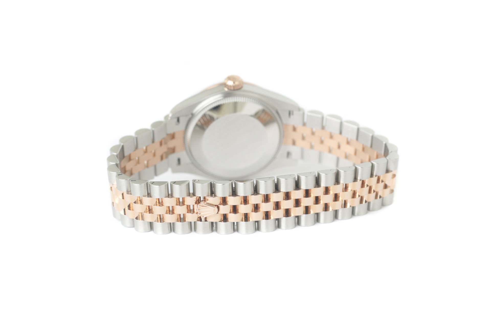 ROLEX 18k Everose/Steel Datejust 31mm Diamond Dial Jubilee