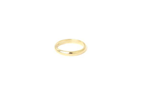 CARTIER 18k Yellow Gold 1895 Wedding Ring Size 63