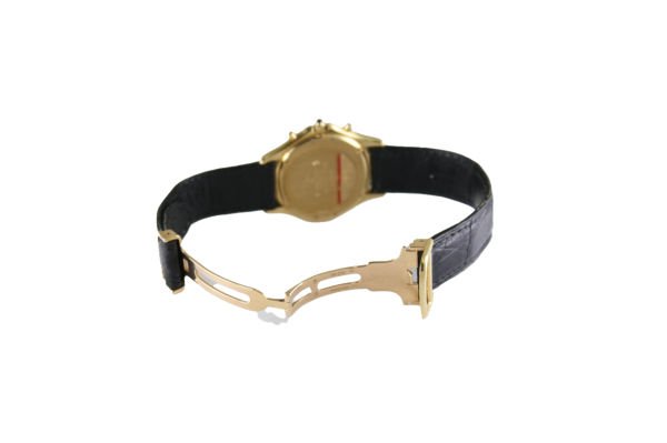 CARTIER Vintage 18k Yellow Gold Cougar Chronograph 33mm