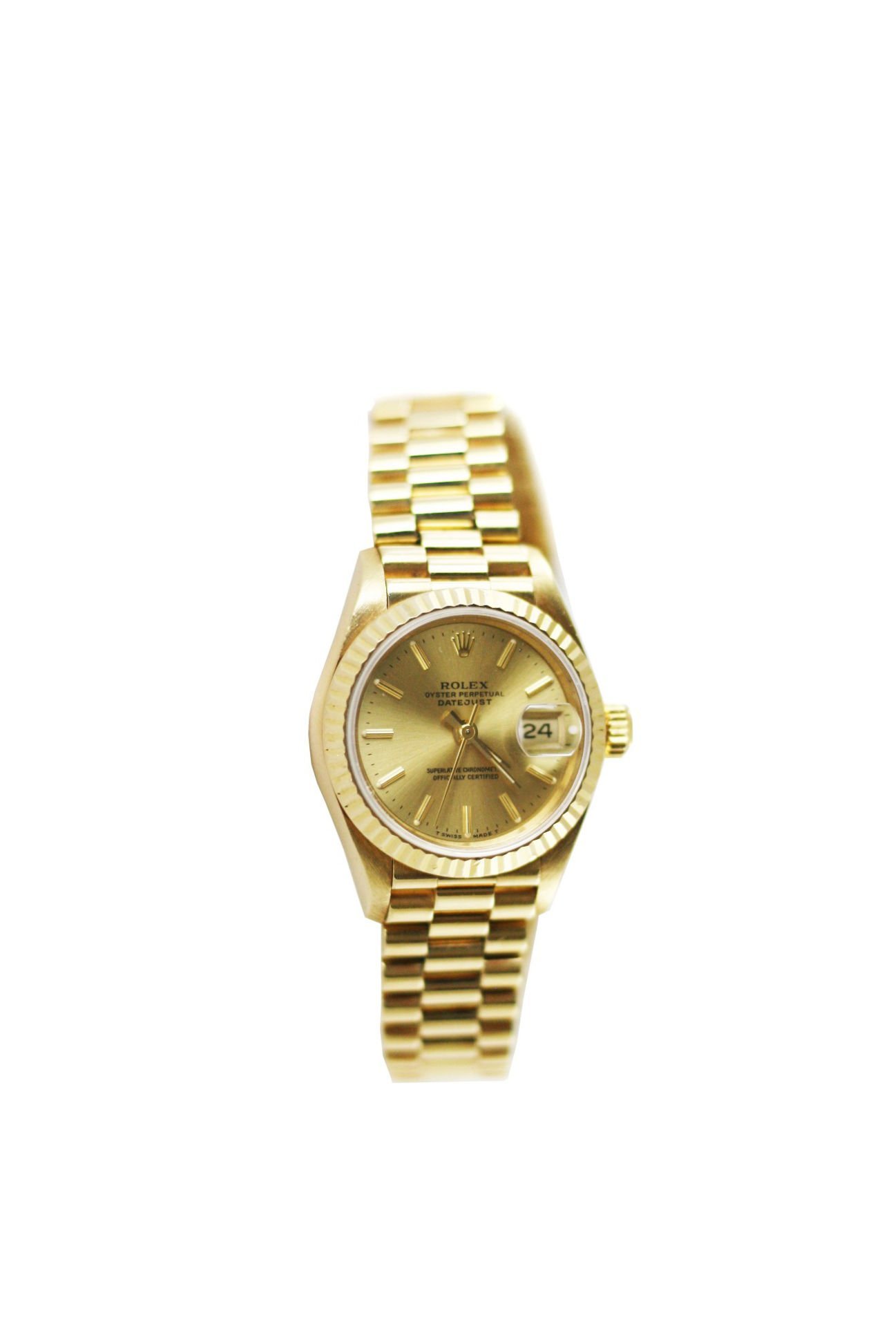 ROLEX Datejust 26mm 18k Yellow Gold President ROLEX Orijinal kinci El Luks bernaboutique