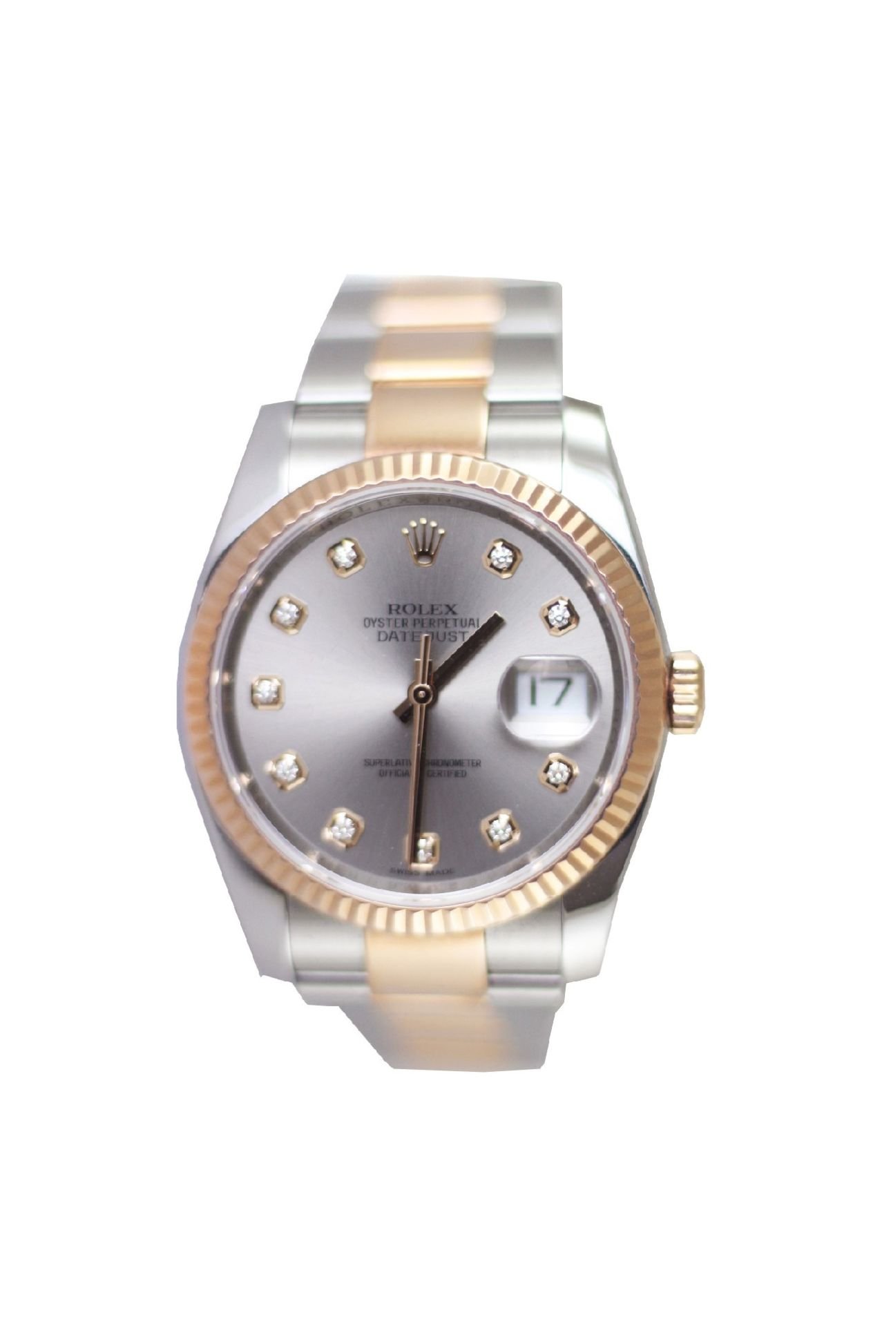 ROLEX Rose Gold/Steel Datejust 36mm Oyster