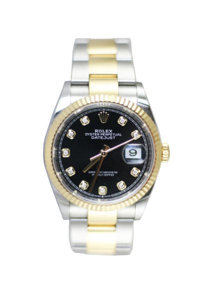 ROLEX Datejust 36mm Two Tone Oyster Bracelet