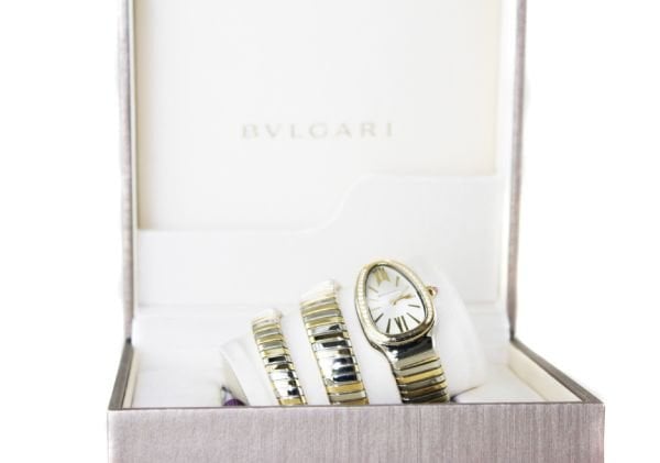 BVLGARI Serpenti Tubogas 35mm Steel/Gold