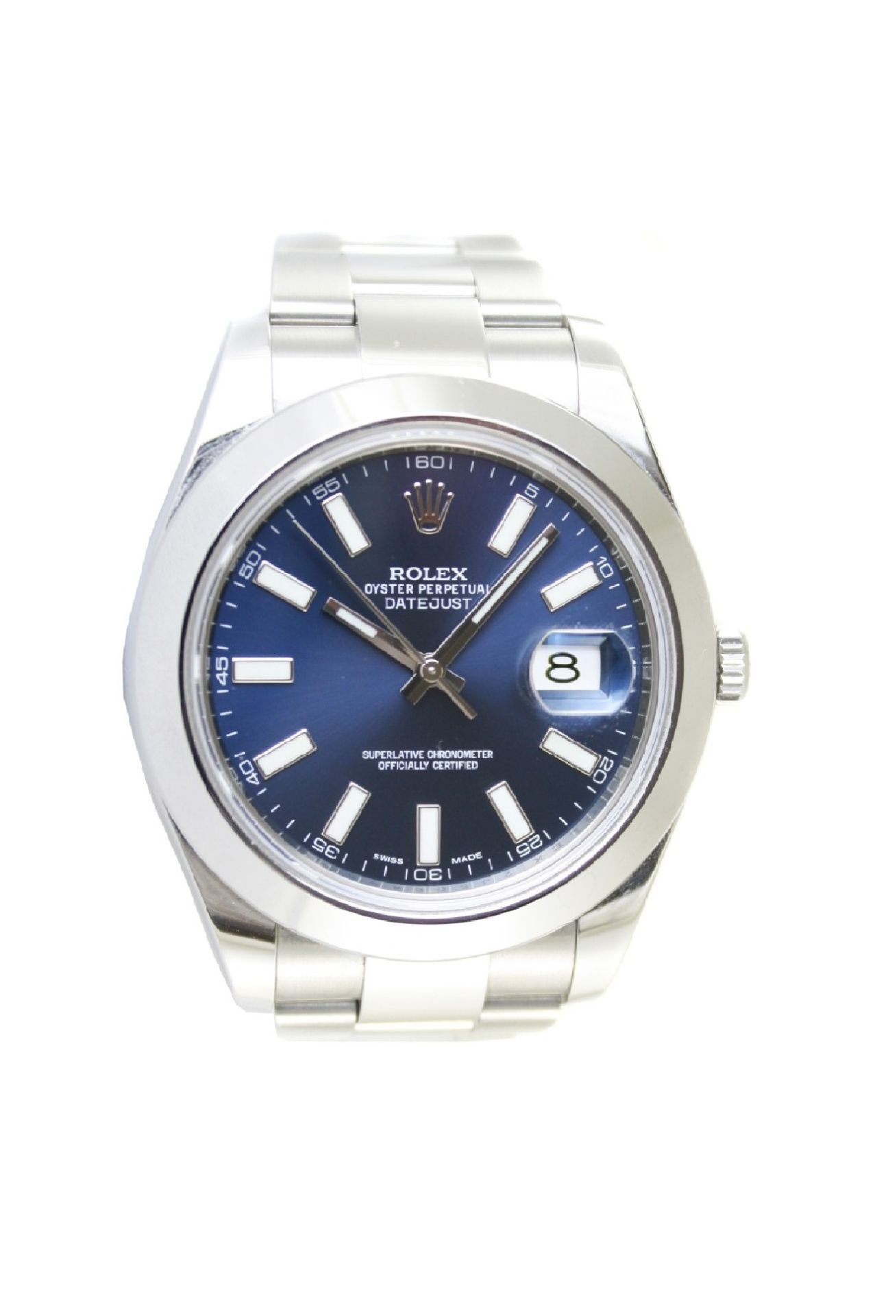 ROLEX Datejust II Blue Index Dial Oyster Bracelet