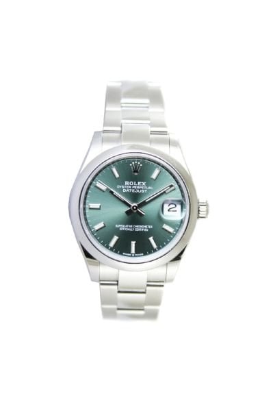 ROLEX Datejust 31mm Mint Green Dial Oyster