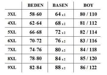 Büyük Beden Erkek Eşofman E208