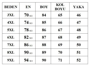Büyük Beden Klasik Gömlek G127