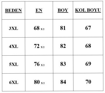 Büyük Beden V-Kazak S264