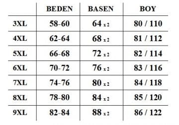 Büyük Beden Erkek  Eşofman E204