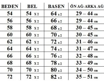 Büyük Beden Erkek Pantolon PN40