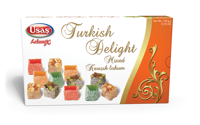 Fındıklı Fıstıklı Meyve Aromalı Lokum 350 Gr