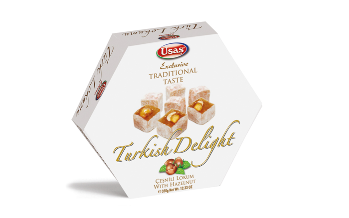 Fındıklı Lokum 227 Gr (Altıgen)