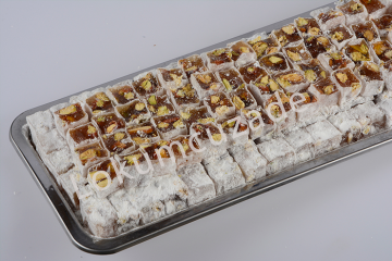 Duble Fıstıklı Çifte Kavrulmuş Lokum 70 Gr