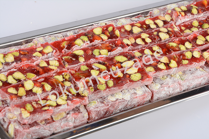 Nar Aromalı Duble Fıstıklı Parmak Lokum