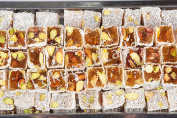 Hindistan Cevizli Duble Fıstıklı Lokum