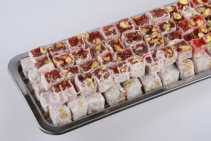 Nar Aromalı Fıstıklı Hindistan Cevizli Lokum