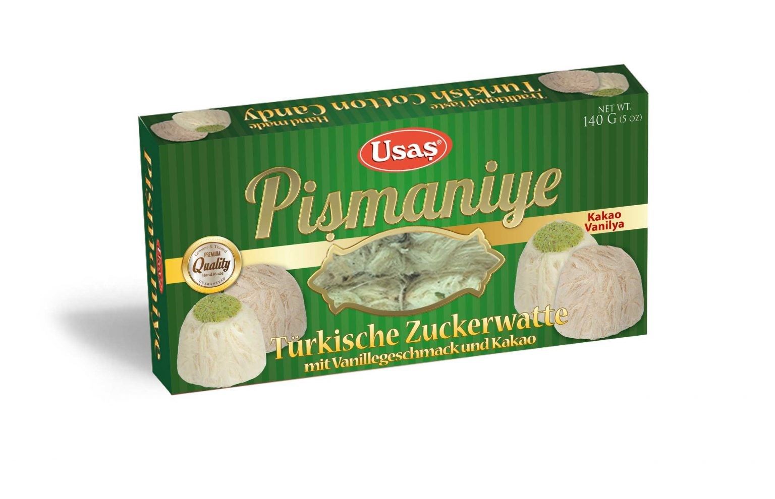 VANİLYA & KAKAO & FISTIKLI PİŞMANİYE 140 GR