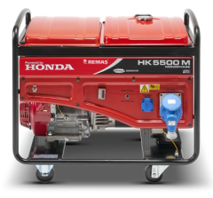 Honda HK 5500 M Benzinli Jeneratör - İpli - 5.5 kVA