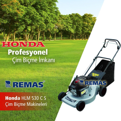 Honda  HLM 530 CS Benzinli Çim Biçme Makinası (6 HP - 170 cc - 53 cm Bıçak - Kendi Yürür)